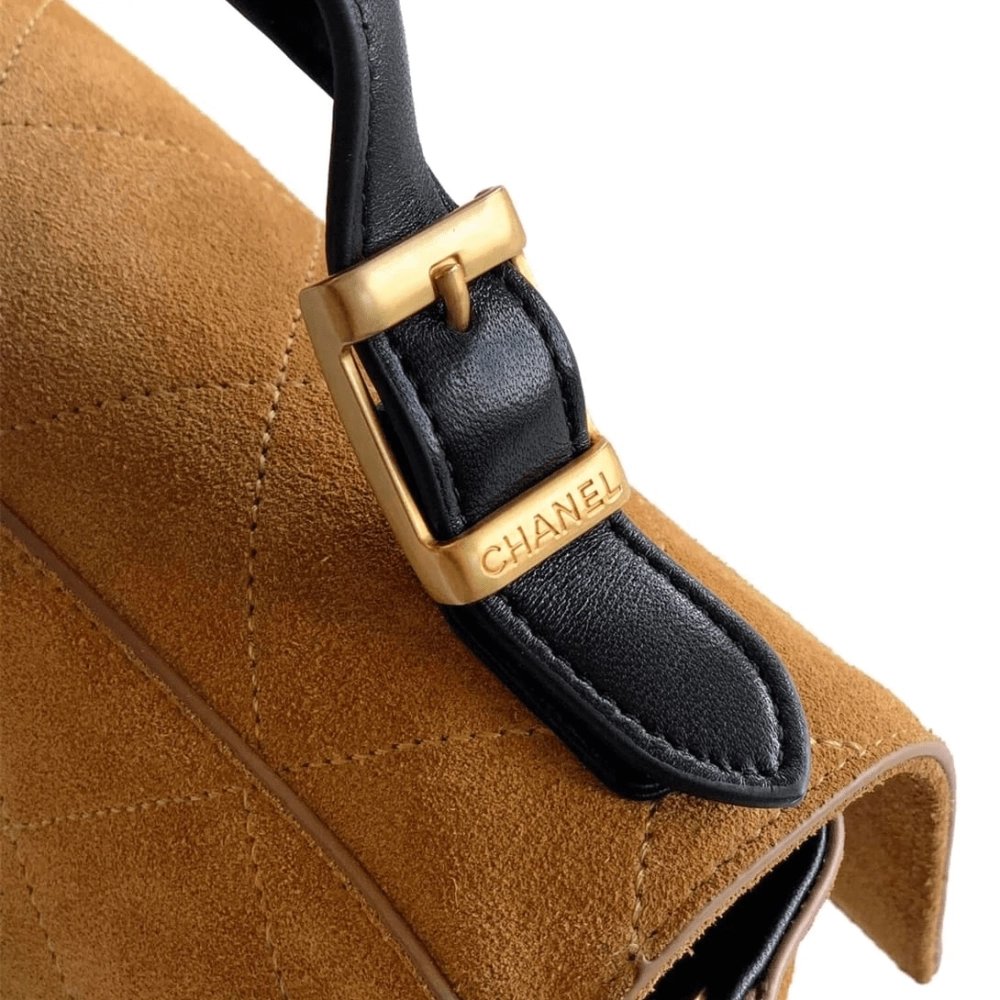 Chanel Large Flap Bag With Top Handle,CHANEL,BAGS