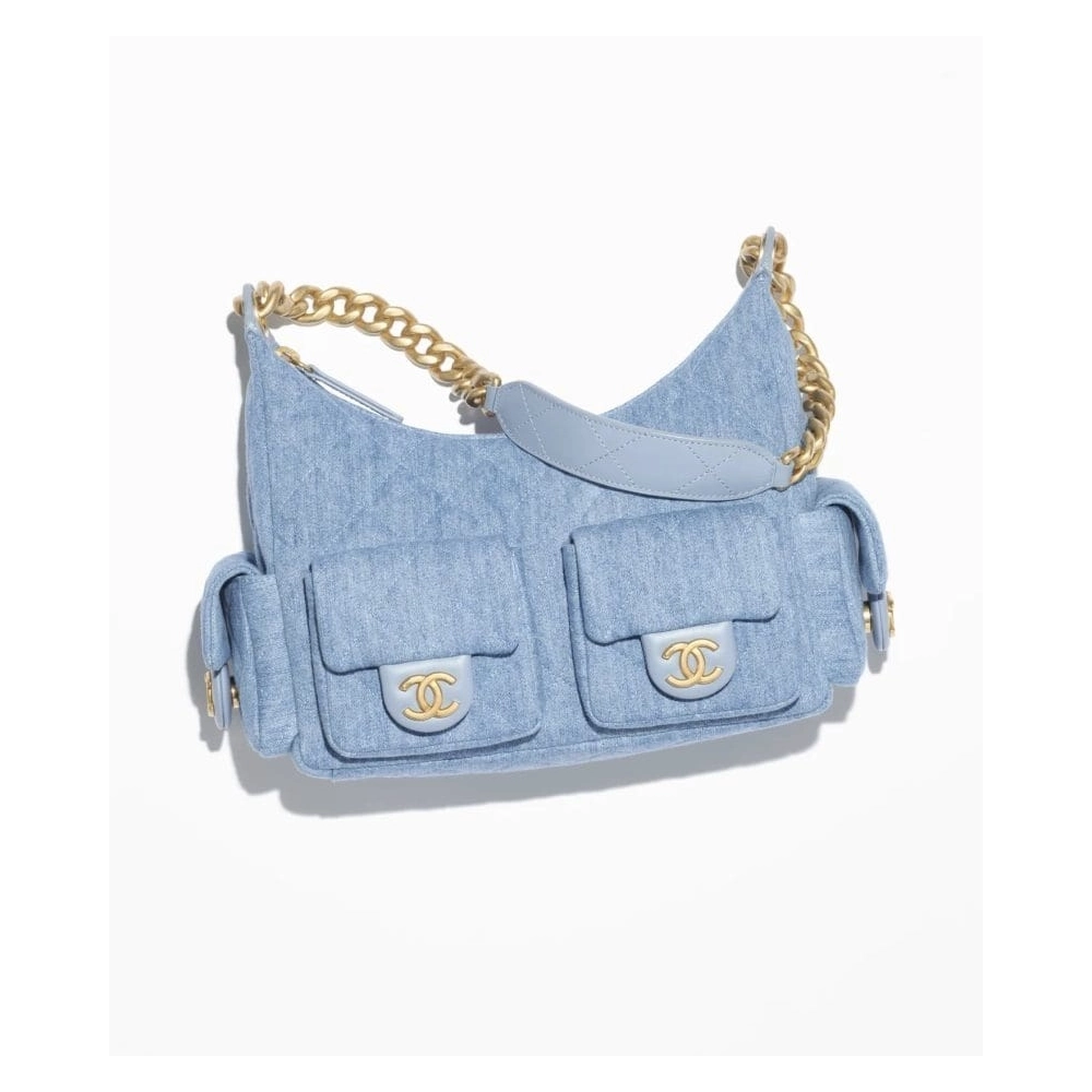 CHANEL LARGE HOBO BAG,CHANEL,BAGS