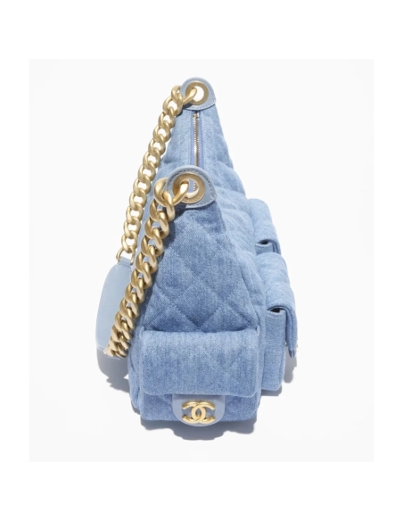 CHANEL LARGE HOBO BAG,CHANEL,BAGS