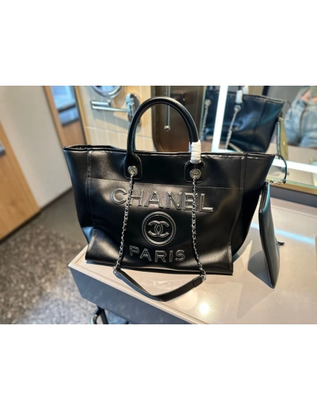 CHANEL LARGE TOTE,CHANEL,BAGS