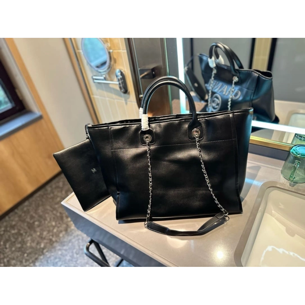 CHANEL LARGE TOTE,CHANEL,BAGS
