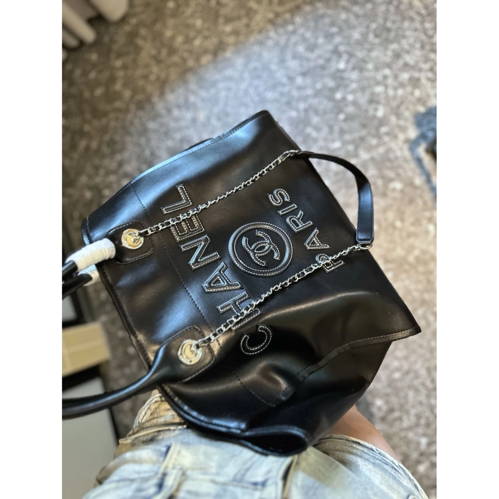 CHANEL LARGE TOTE,CHANEL,BAGS