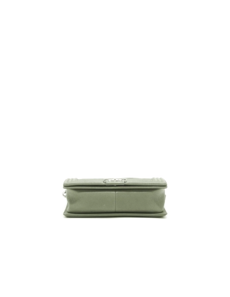 CHANEL MEDIUM BOY BAG CAVIAR LIGHT GREEN,CHANEL,BAGS