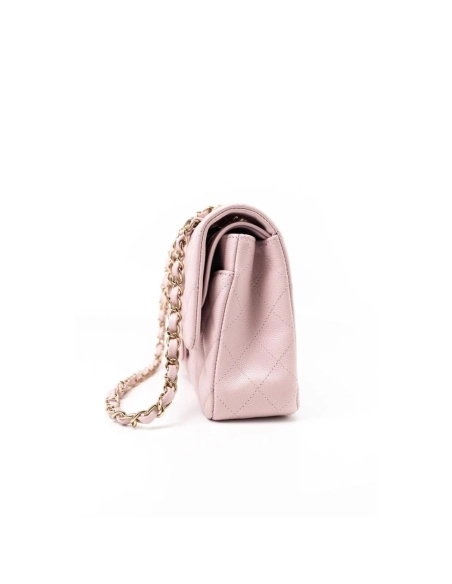 Chanel Medium Classic Double Flap Light Pink Caviar Light Gold Hardware,CHANEL,BAGS