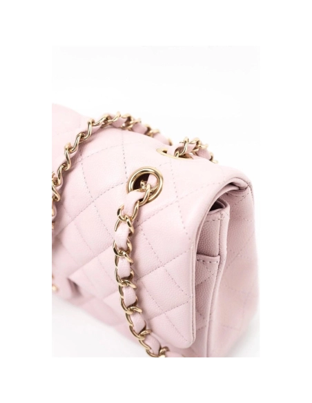 Chanel Medium Classic Double Flap Light Pink Caviar Light Gold Hardware,CHANEL,BAGS