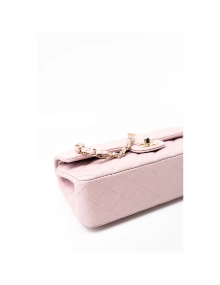 Chanel Medium Classic Double Flap Light Pink Caviar Light Gold Hardware,CHANEL,BAGS