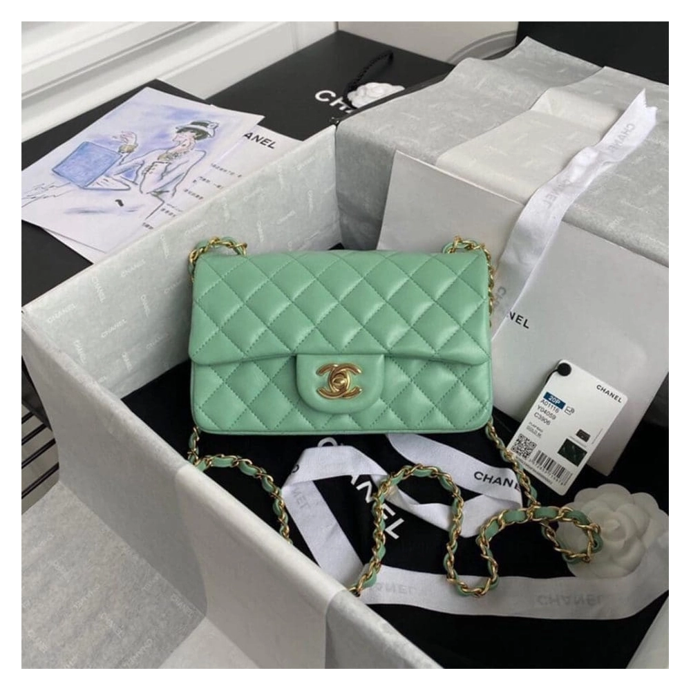 CHANEL MINI FLAP BAG A01116,CHANEL,BAGS