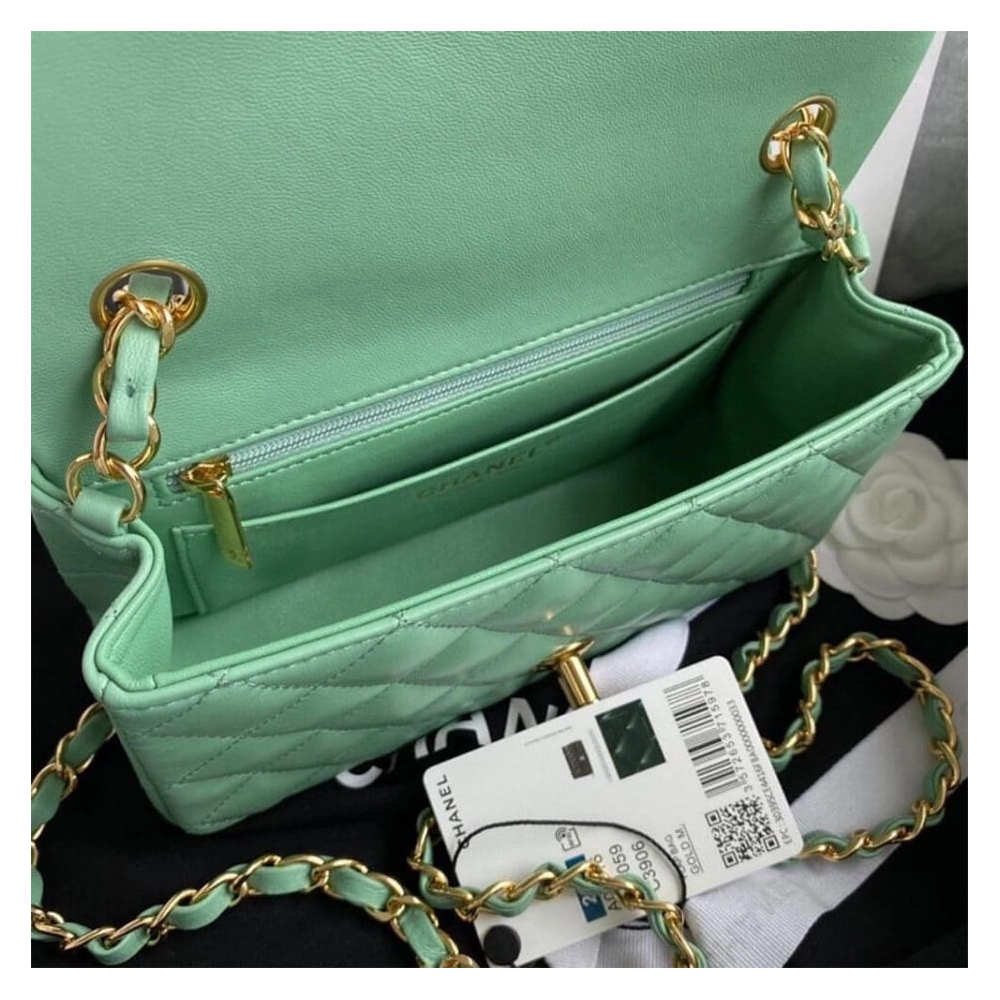 CHANEL MINI FLAP BAG A01116,CHANEL,BAGS