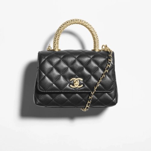 Chanel Mini Flap Bag With Top Handle,CHANEL,BAGS