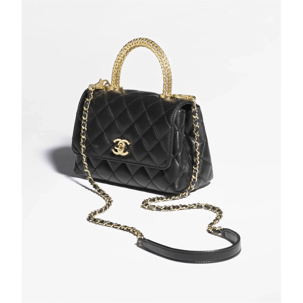 Chanel Mini Flap Bag With Top Handle,CHANEL,BAGS