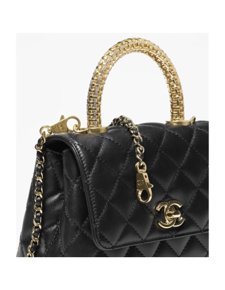 Chanel Mini Flap Bag With Top Handle,CHANEL,BAGS