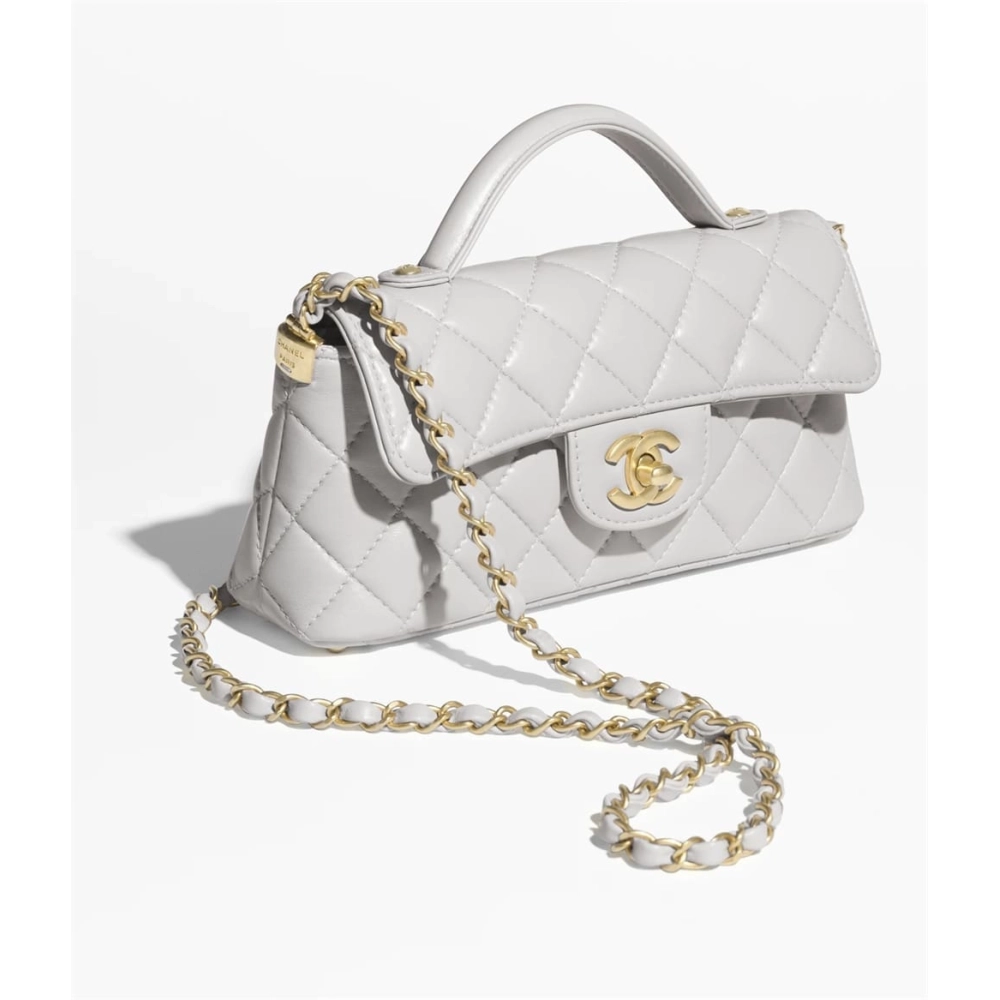 Chanel Mini Flap Bag With Top Handle,CHANEL,BAGS