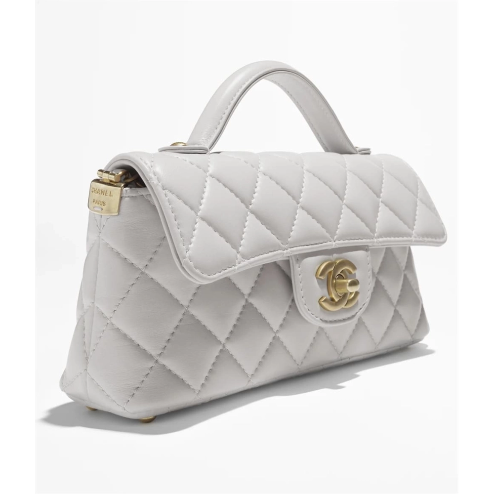 Chanel Mini Flap Bag With Top Handle,CHANEL,BAGS
