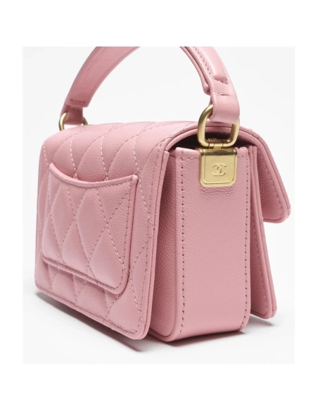 Chanel Mini Flap Bag With Top Handle,CHANEL,BAGS