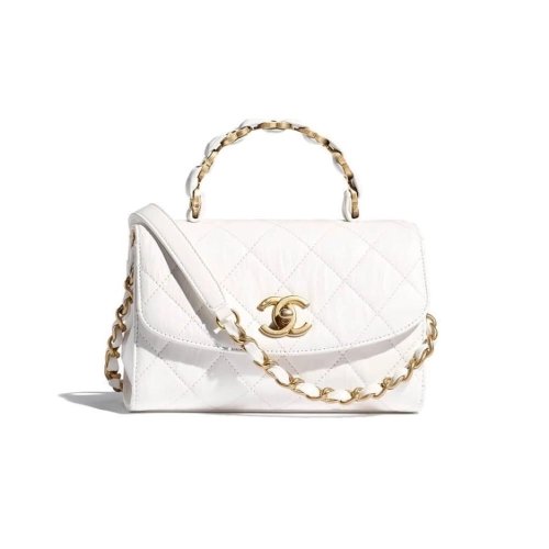 CHANEL Mini Flap Bag With Top Handle AS2477,CHANEL,BAGS