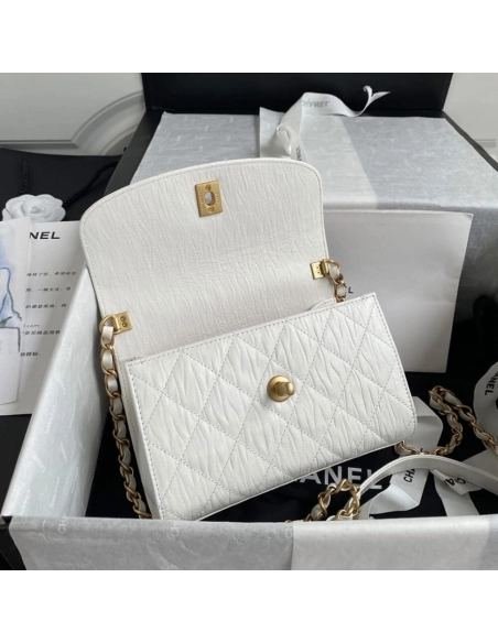 CHANEL Mini Flap Bag With Top Handle AS2477,CHANEL,BAGS