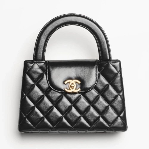 CHANEL MINI SHOPPING BAG BLACK,CHANEL,BAGS