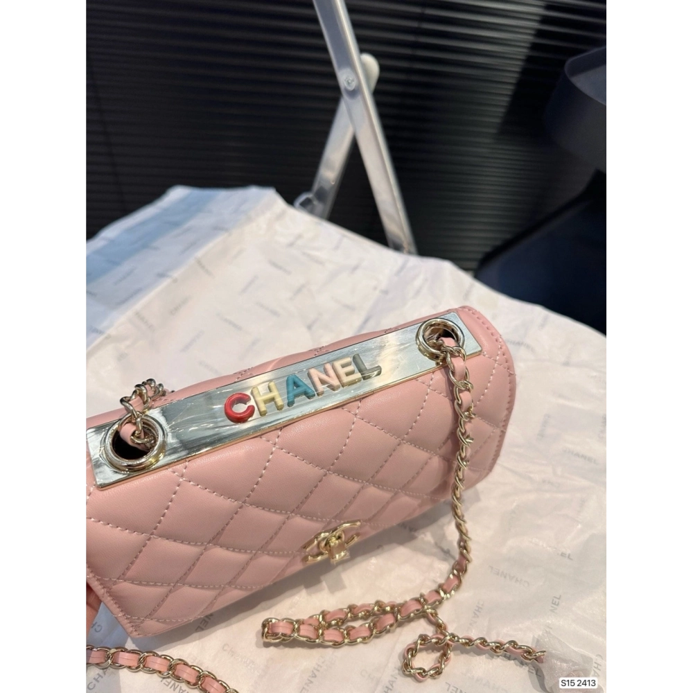 Chanel Rainbow Letter Chain Bag,CHANEL,BAGS
