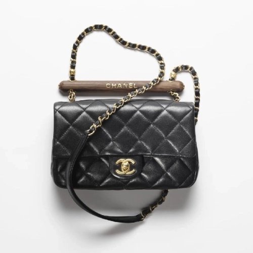 CHANEL SMALL FLAP BAG WITH TOP HANDLE,CHANEL,BAGS