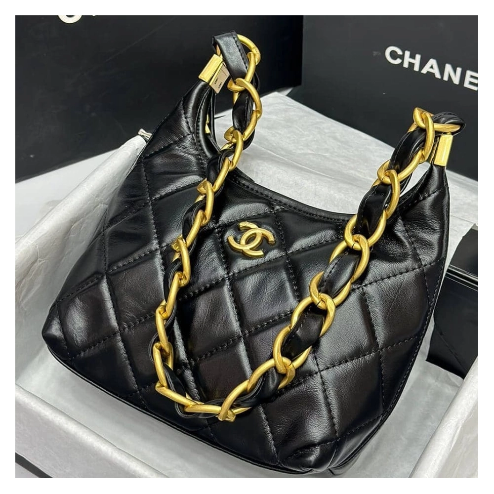 CHANEL SMALL HOBO BAG,CHANEL,BAGS
