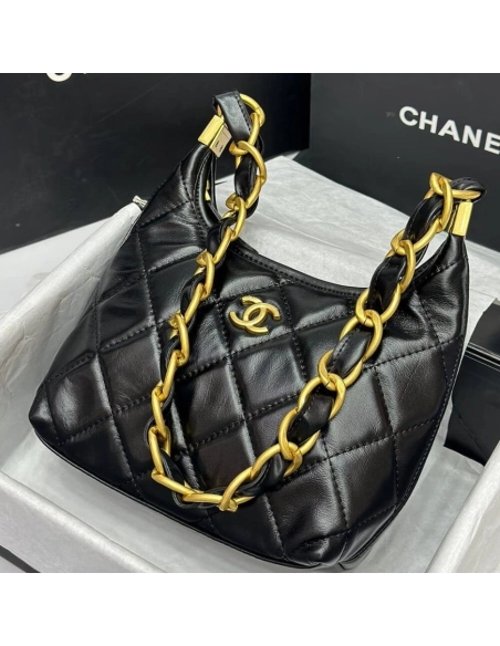 CHANEL SMALL HOBO BAG,CHANEL,BAGS
