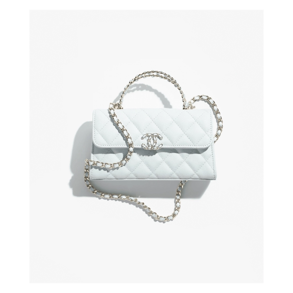Chanel Spring Summer 2025 Flap Phone Holder With Chain,CHANEL,BAGS