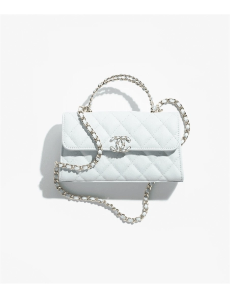 Chanel Spring Summer 2025 Flap Phone Holder With Chain,CHANEL,BAGS