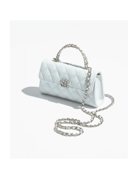 Chanel Spring Summer 2025 Flap Phone Holder With Chain,CHANEL,BAGS