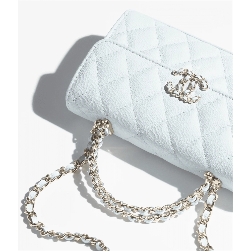 Chanel Spring Summer 2025 Flap Phone Holder With Chain,CHANEL,BAGS
