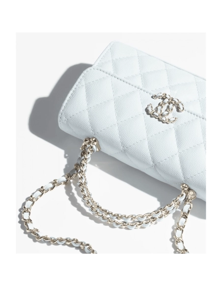 Chanel Spring Summer 2025 Flap Phone Holder With Chain,CHANEL,BAGS