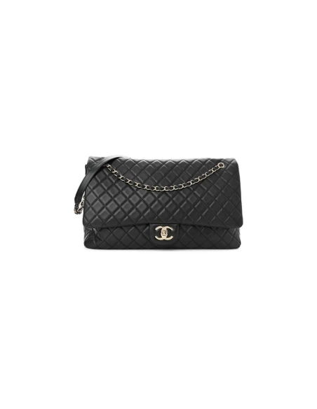 Chanel Travel Flap Bag Black,CHANEL,BAGS