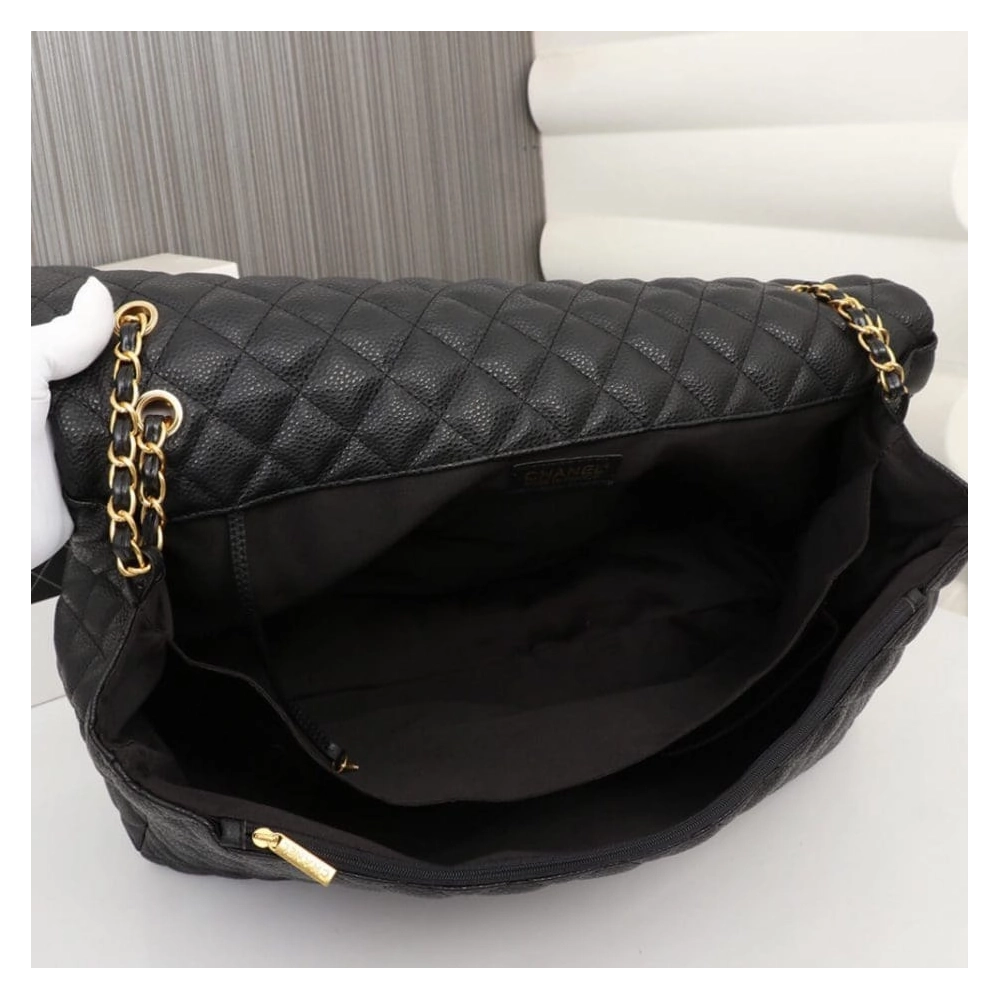 Chanel Travel Flap Bag Black,CHANEL,BAGS