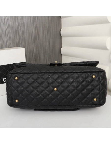 Chanel Travel Flap Bag Black,CHANEL,BAGS