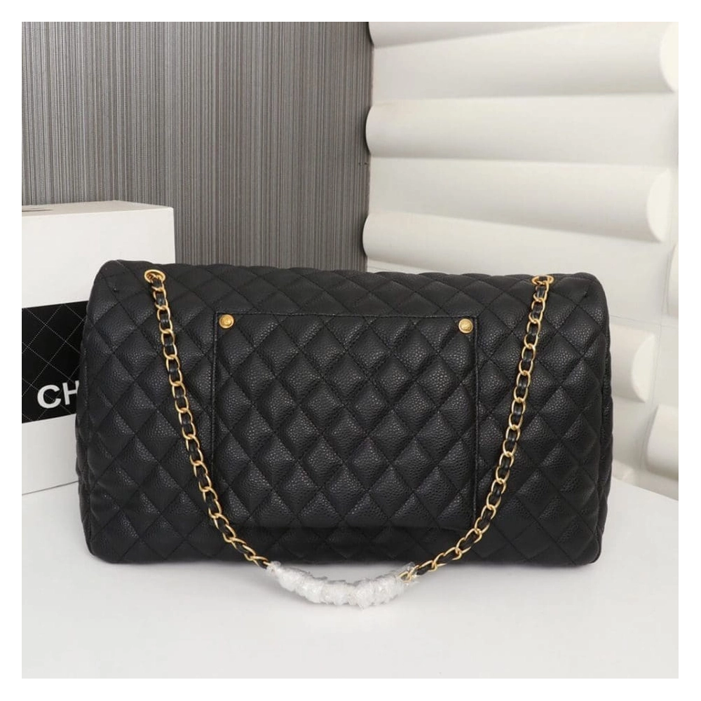 Chanel Travel Flap Bag Black,CHANEL,BAGS
