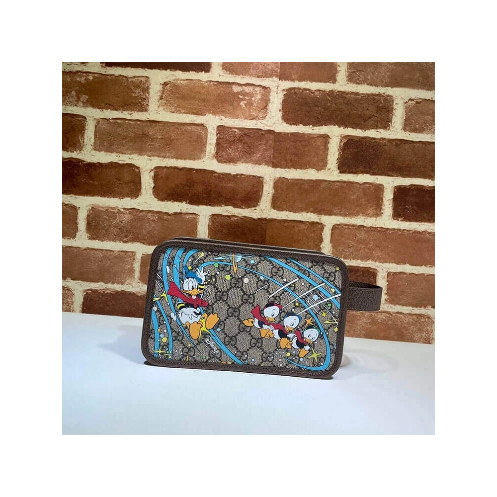 Disney X Gucci Donald Duck Cosmetic Case,GUCCI,BAGS