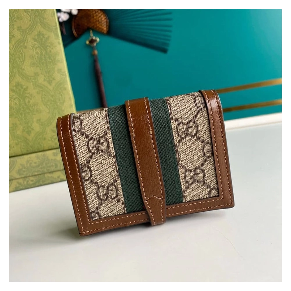 GG Jackie 1961 Card Case Wallet,GUCCI,BAGS
