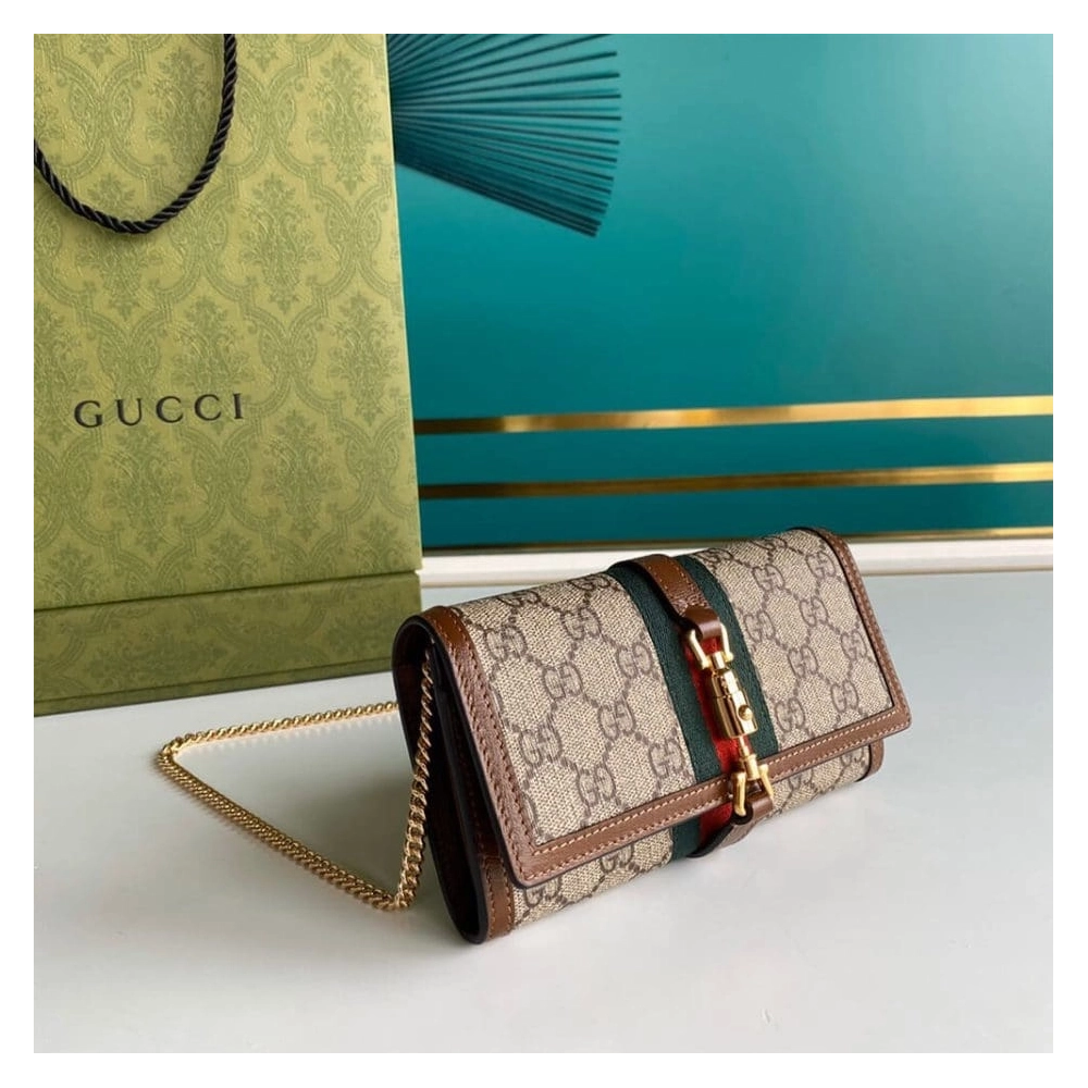 GG Jackie 1961 Chain Wallet,GUCCI,BAGS