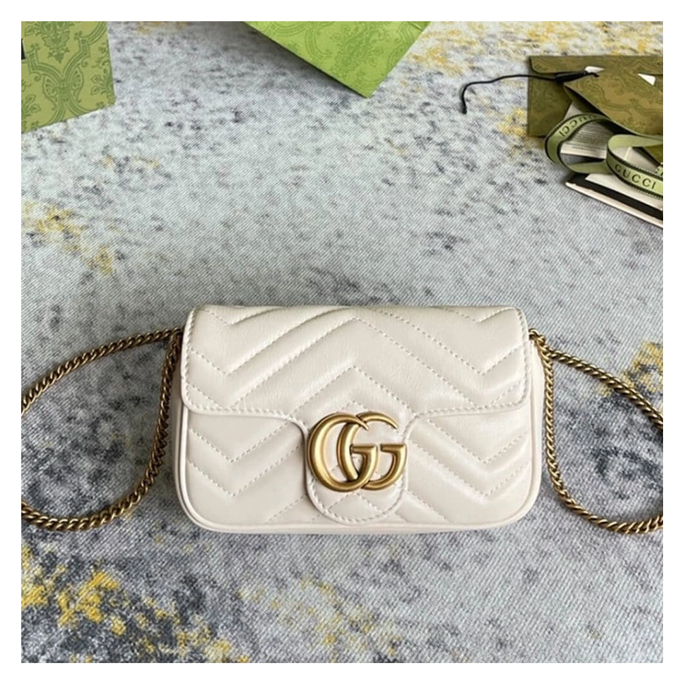 GG Marmont Matelasse Leather Super Mini Bag,GUCCI,BAGS