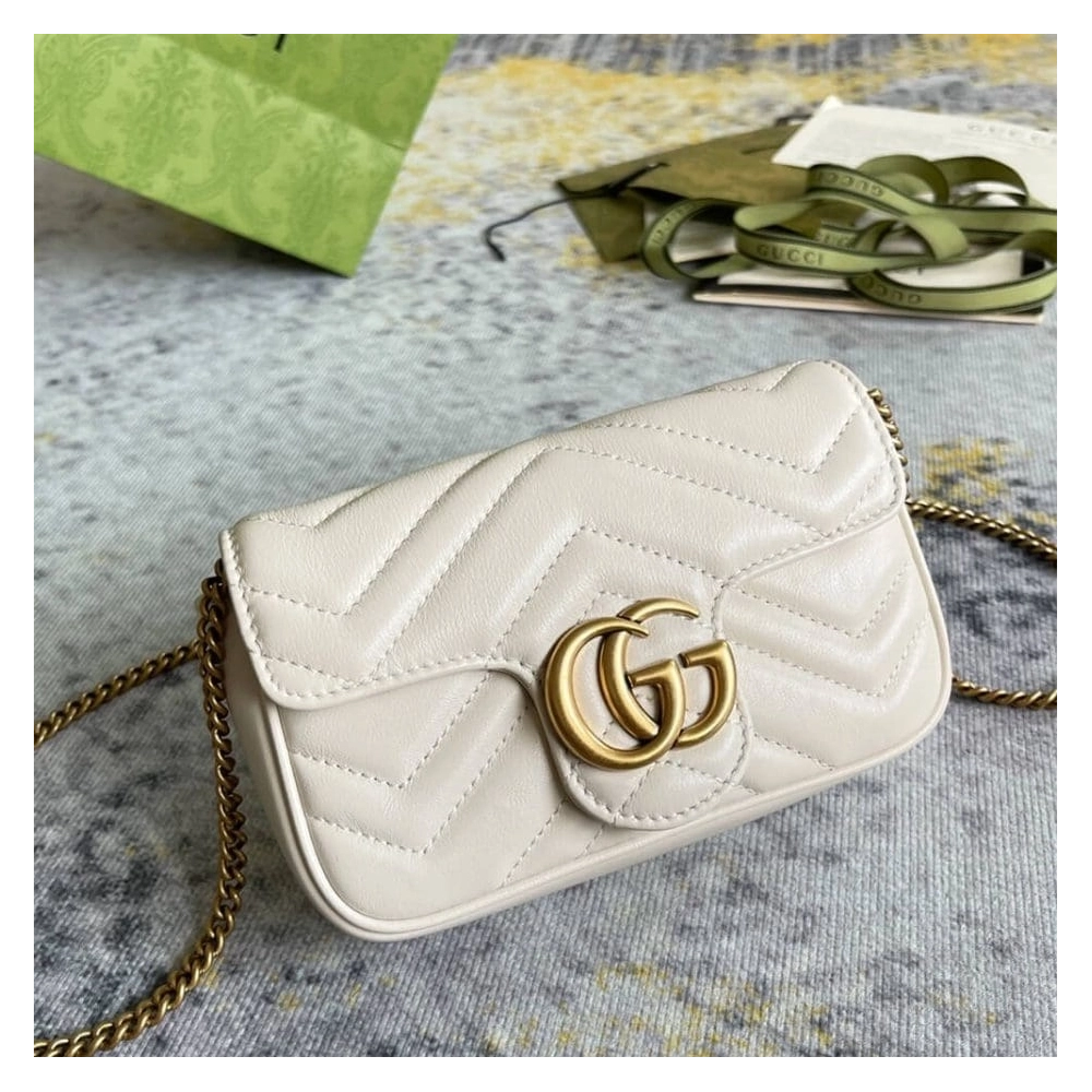 GG Marmont Matelasse Leather Super Mini Bag,GUCCI,BAGS