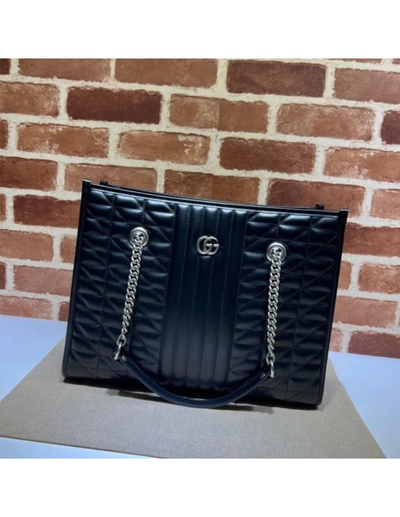 GG MARMONT MEDIUM TOTE BAG,GUCCI,BAGS