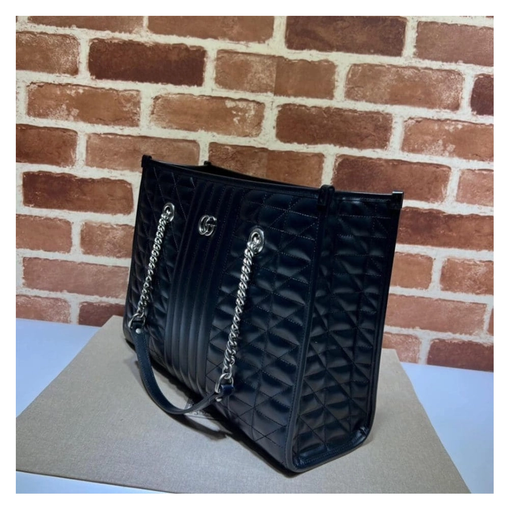 GG MARMONT MEDIUM TOTE BAG,GUCCI,BAGS