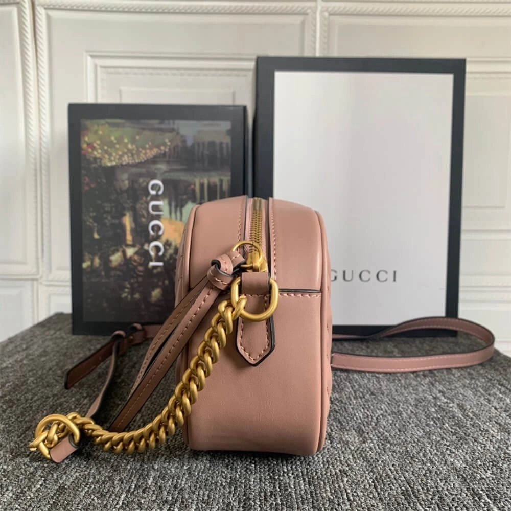 GG Marmont Small Matelasse Shoulder Bag,GUCCI,BAGS