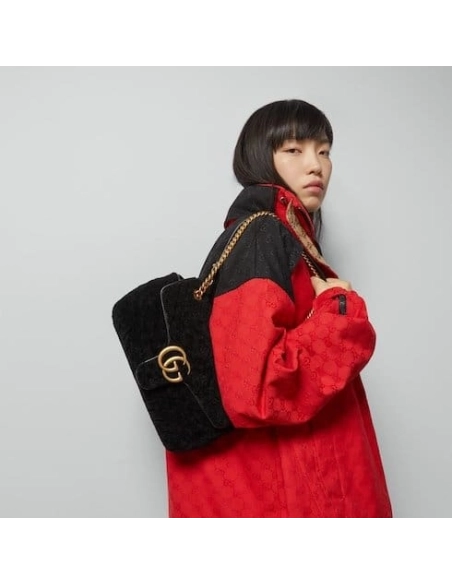 GG MARMONT SMALL SHOULDER BAG,GUCCI,BAGS