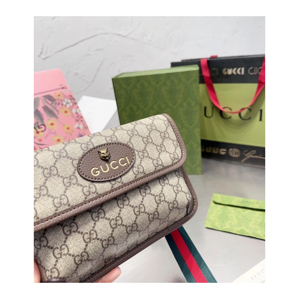 GG NEO VINTAGE SUPREME BELT BAG,GUCCI,BAGS