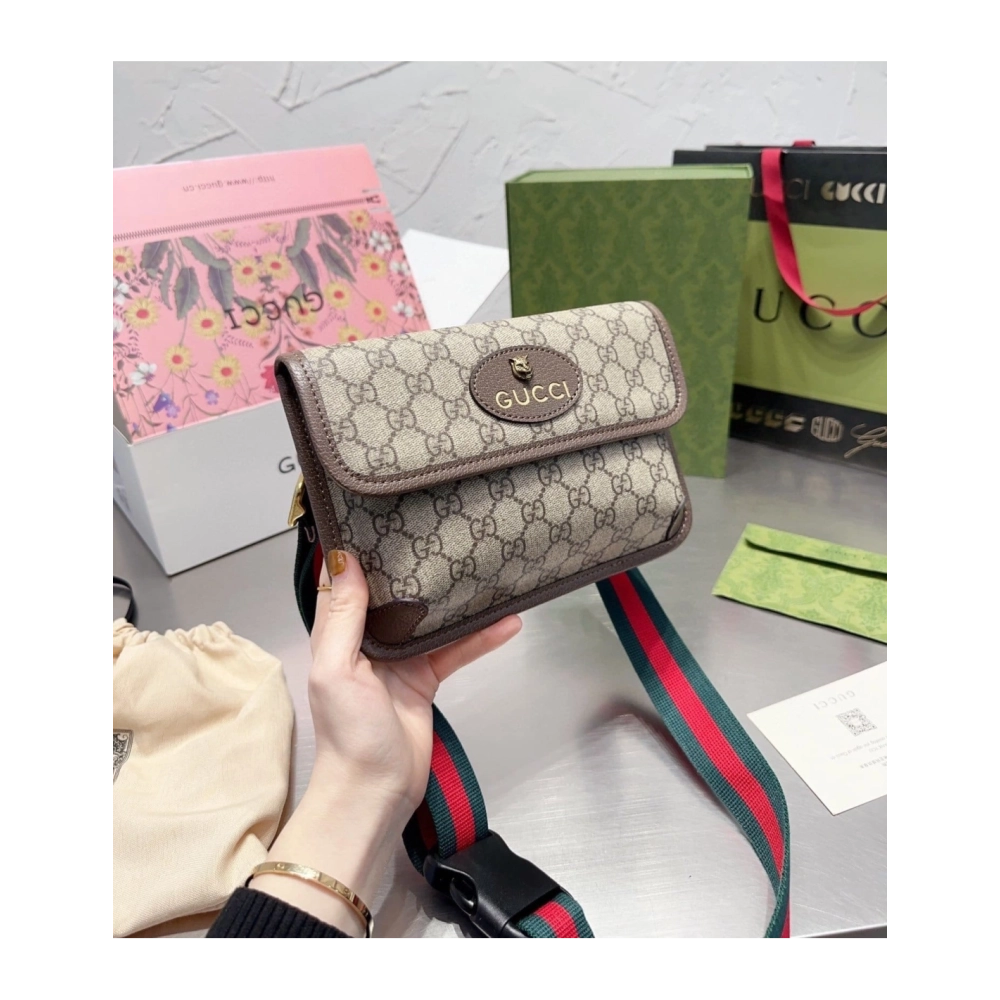 GG NEO VINTAGE SUPREME BELT BAG,GUCCI,BAGS