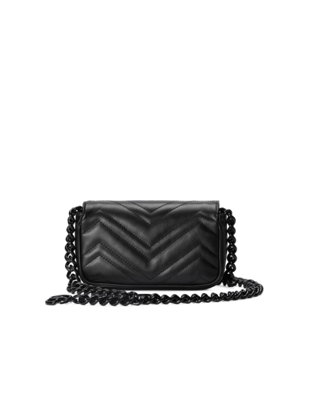 Gucci GG Marmont Belt Bag (Black),GUCCI,BAGS