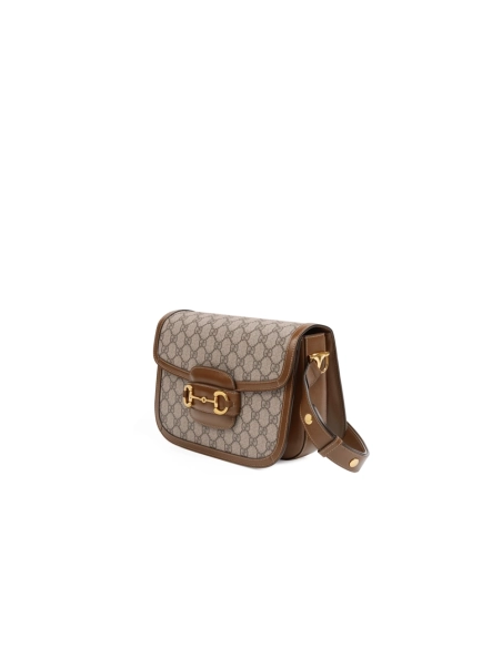 Gucci WomenS Horsebit 1955 Shoulder Bag (Beige Ebony),GUCCI,BAGS