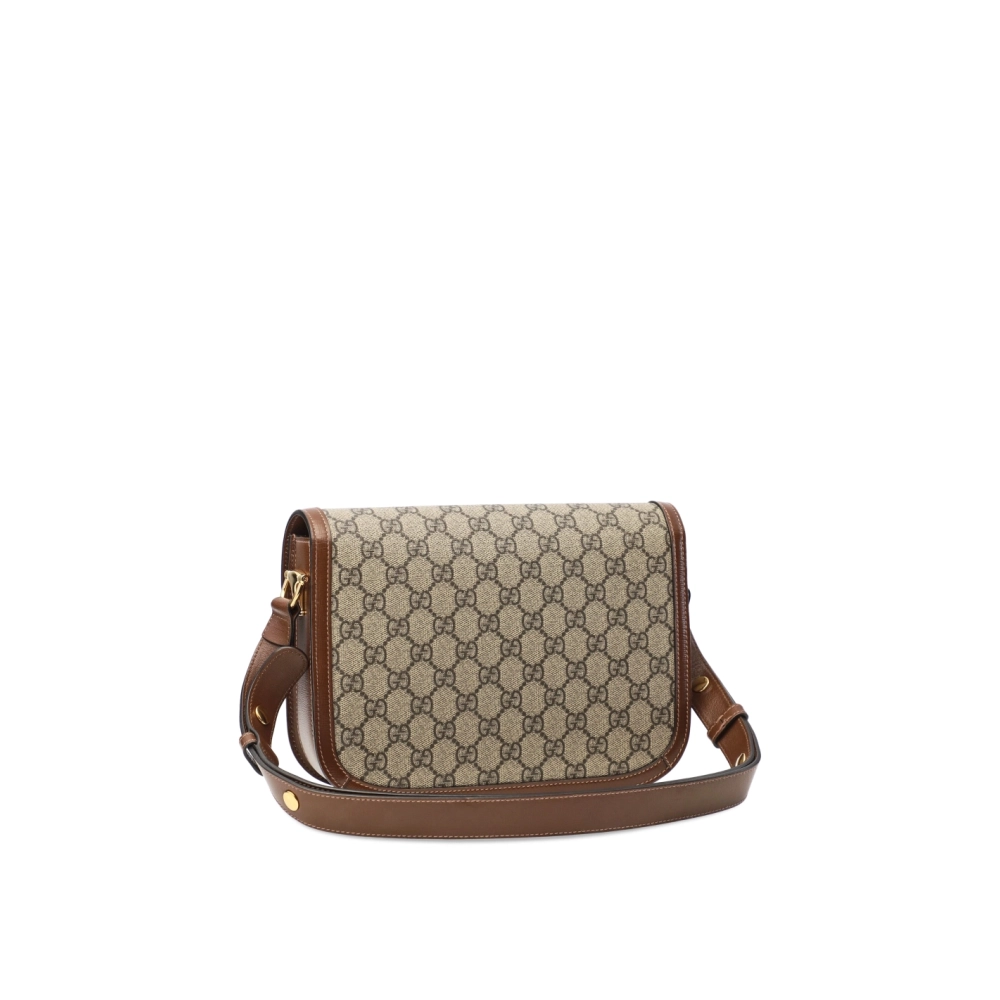 Gucci WomenS Horsebit 1955 Shoulder Bag (Beige Ebony),GUCCI,BAGS