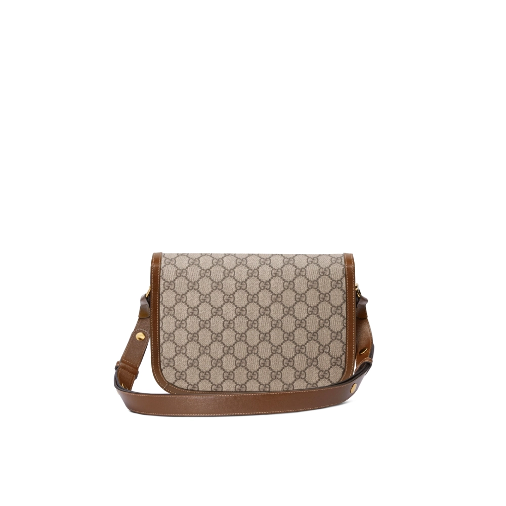Gucci WomenS Horsebit 1955 Shoulder Bag (Beige Ebony),GUCCI,BAGS
