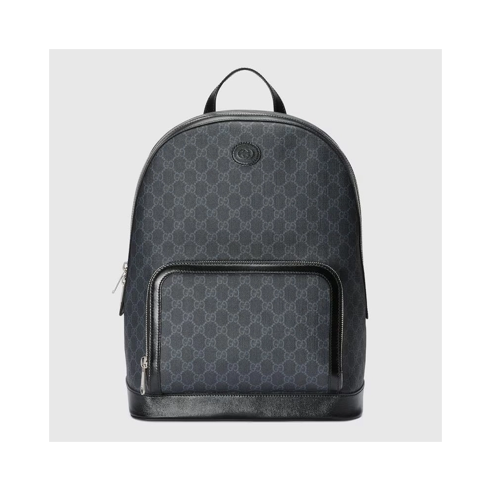 GUCCI BACKPACK WITH INTERLOCKING G,GUCCI,BAGS